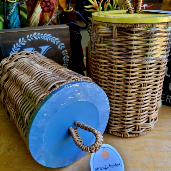 Target Storage & Organization Target Wicker Storage Baskets Poshmark